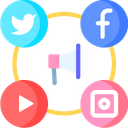 Social Media Marketing Icon